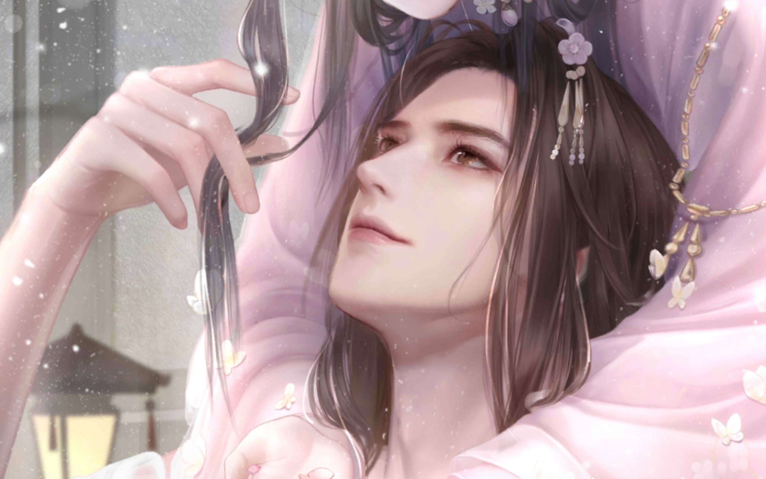 【灵猫传】安歌 湿发撩人 看来我是闯浴池专业户了啊