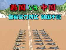 韩国VS中国,空军实力对比,韩国不弱!!哔哩哔哩bilibili