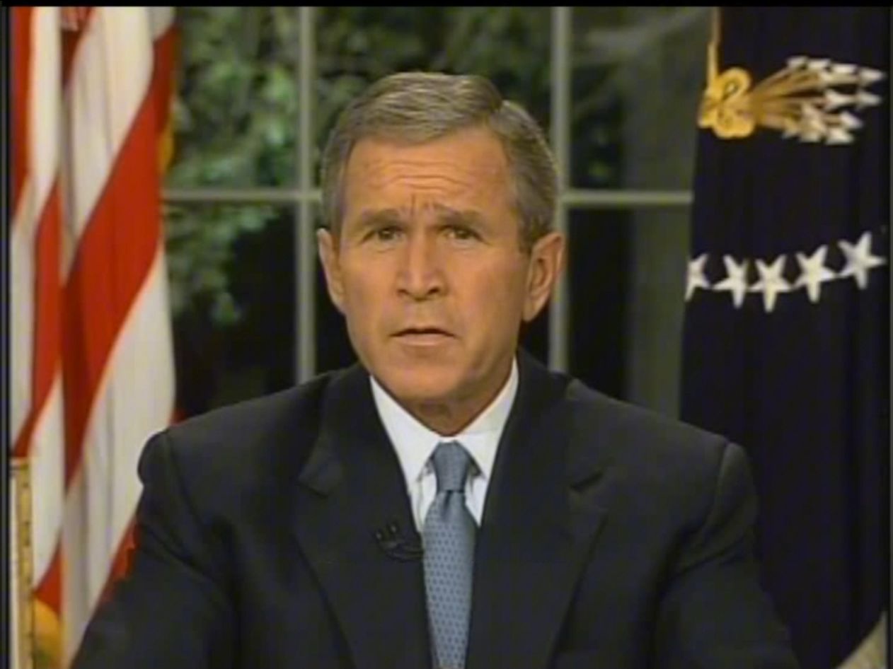 小布什911演说(完整版)George W Bush 911 Speech哔哩哔哩bilibili