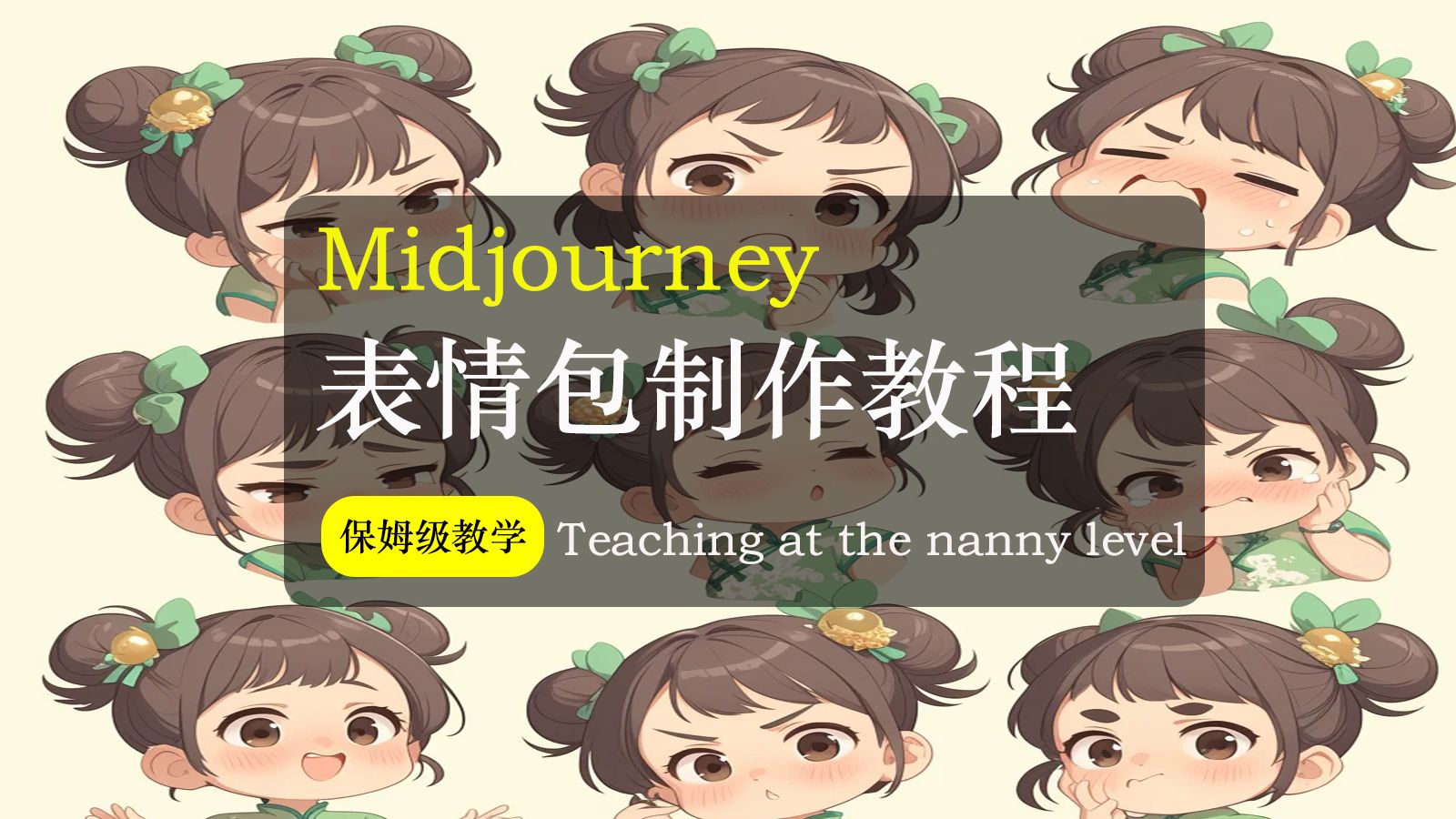 【Midjourney教程】ai制作表情包超详细教程来啦!不会回来找我(含上架流程)新手小白也能学会的超全教程!Midjourney教程、AI副业,就差喂你嘴里哔...