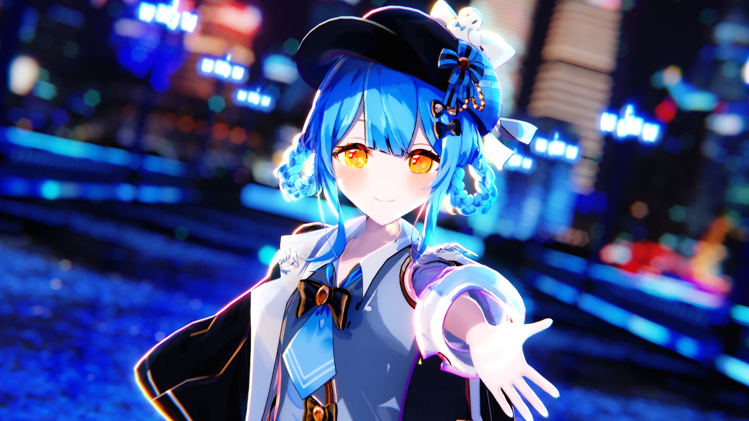 是的孩子们，我是星街彗星【橘雪莉MMD】比比亏八