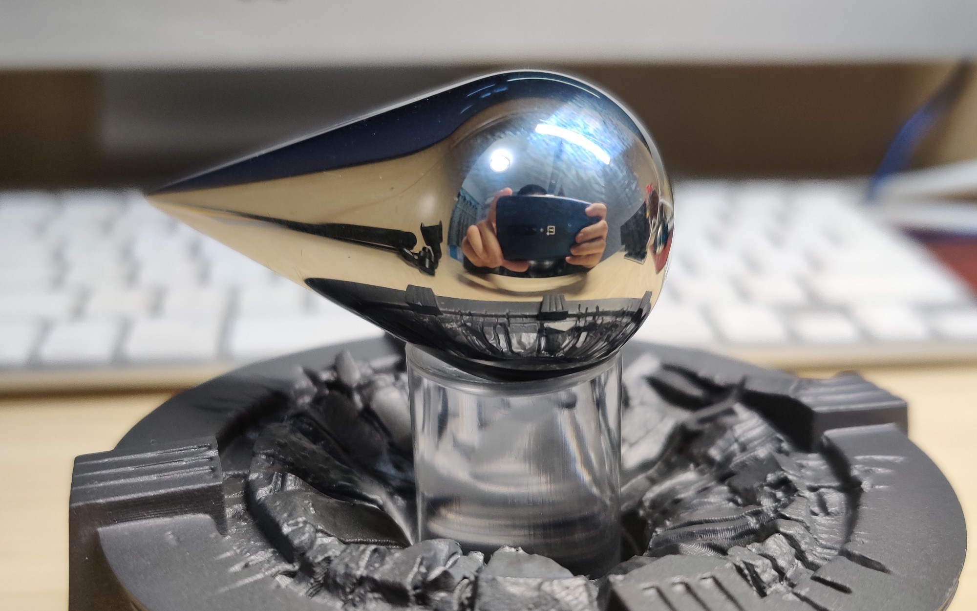 活动作品我竟然买到三体里的水滴水滴模型开箱