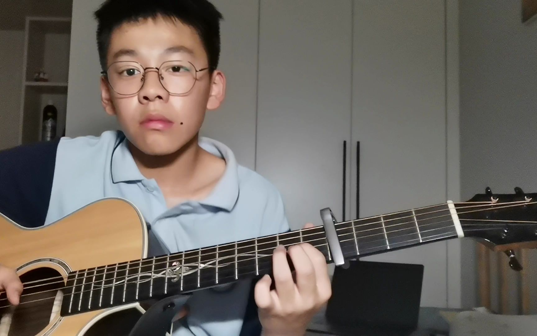 2023第11届木吉他大赛指弹吉他翻弹组 刘梓睿:《like a star》