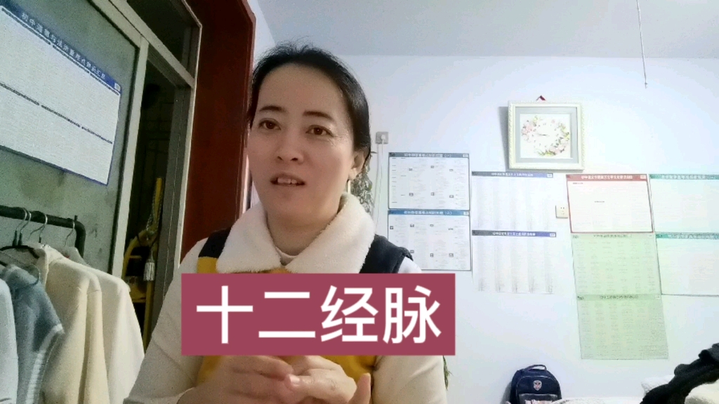 [图]自学中医，十二经脉名称以及循行路线