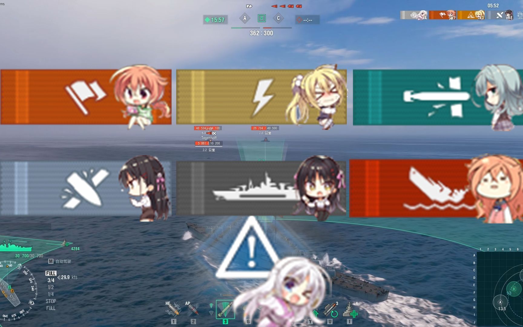 【WOWS x 柚子社】战舰世界柚子社勋带和警报MOD网络游戏热门视频