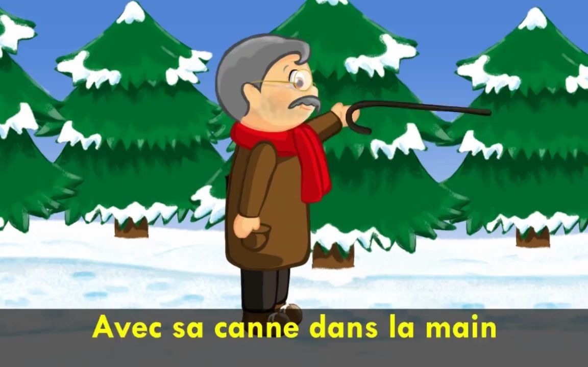 [图]法语版铃儿响叮当 Vive le vent d'hiver (chanson de Noël pour petits avec paroles)_v72