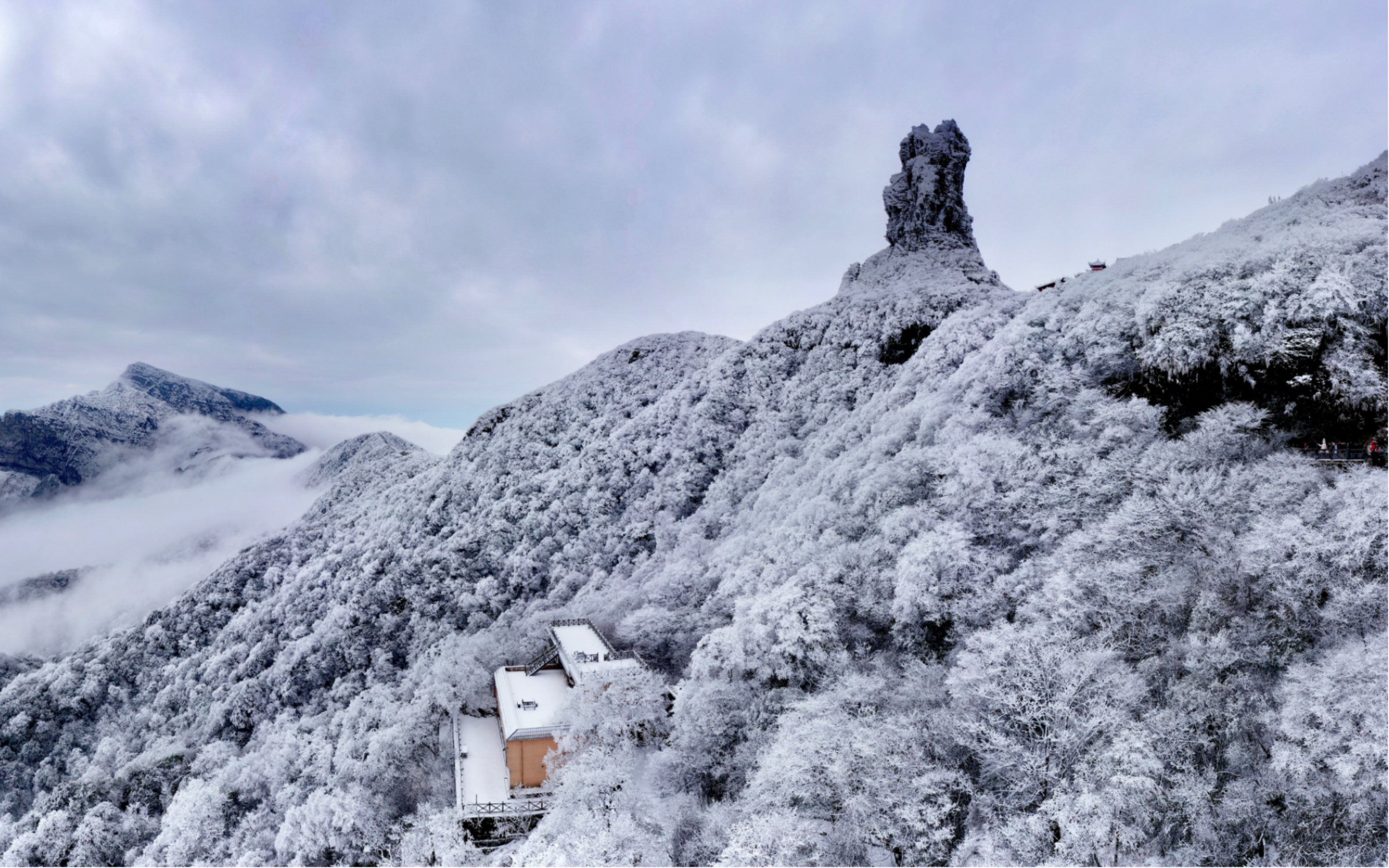 梵净山雪景图片图片