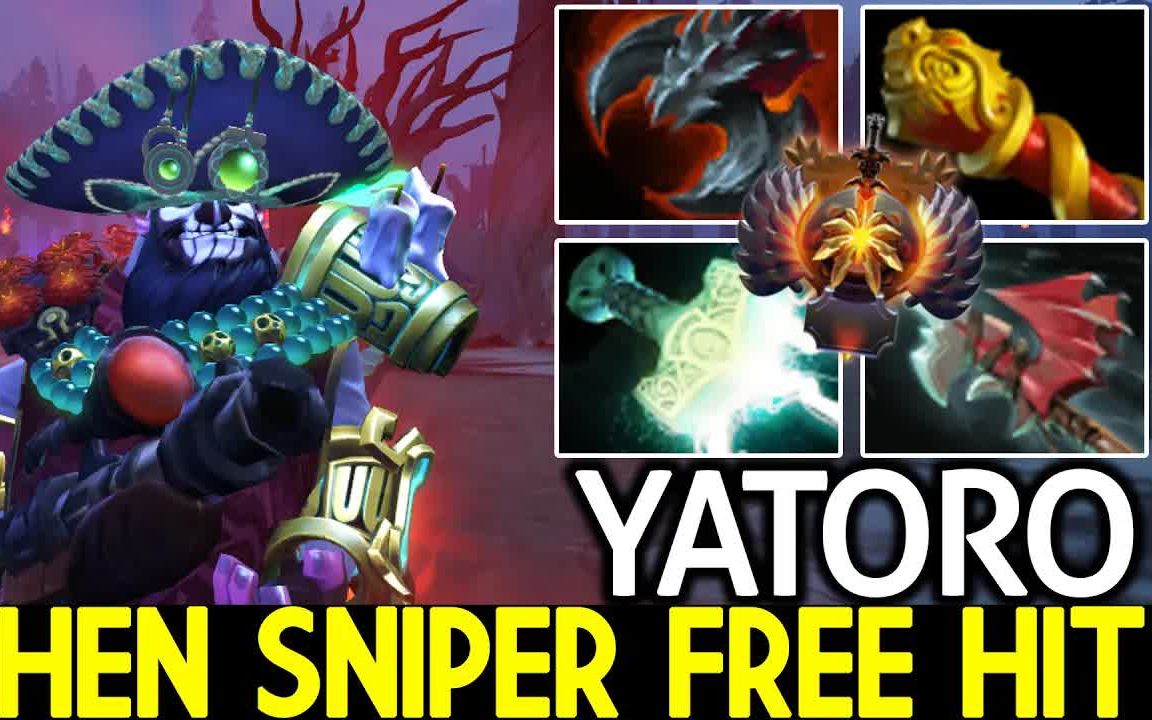 【dota 2】矮人狙击手|玩火枪嘛最重要找好站位,然后一顿输出!