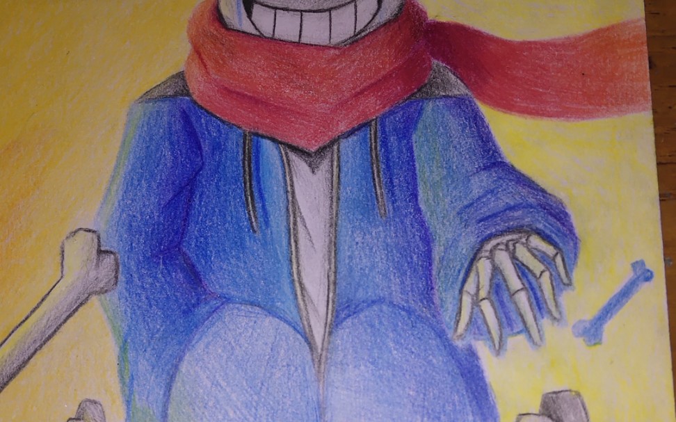 [彩铅手绘]回顾经典 原sans绘画全过程 画质更新!_哔哩哔哩_bilibili