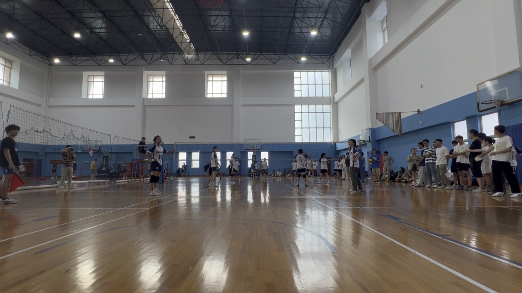 华东师范大学阳光体育联赛|排球(女子组)|决赛地学vs音外哲|第一局