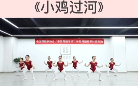 [图]【幼儿舞蹈】《小鸡过河》脚位的练习