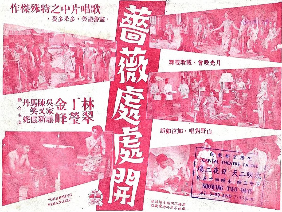 1950电影院| 蔷薇处处开(1956年),自由影业有限公司, 林翠,丁莹,金峰主演哔哩哔哩bilibili