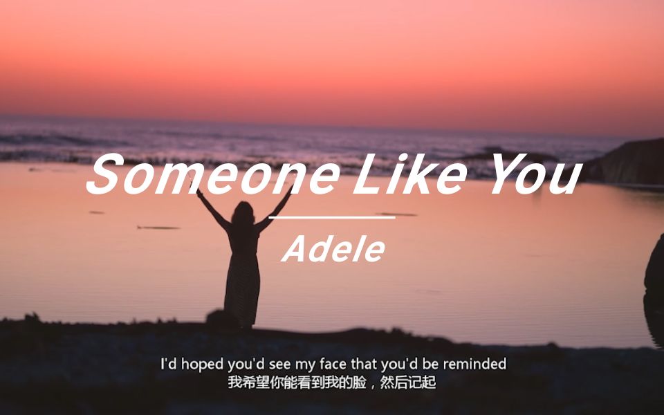 [图]《Someone Like You》| 之后我见到的每一个人，在我心中都好像你的样子。