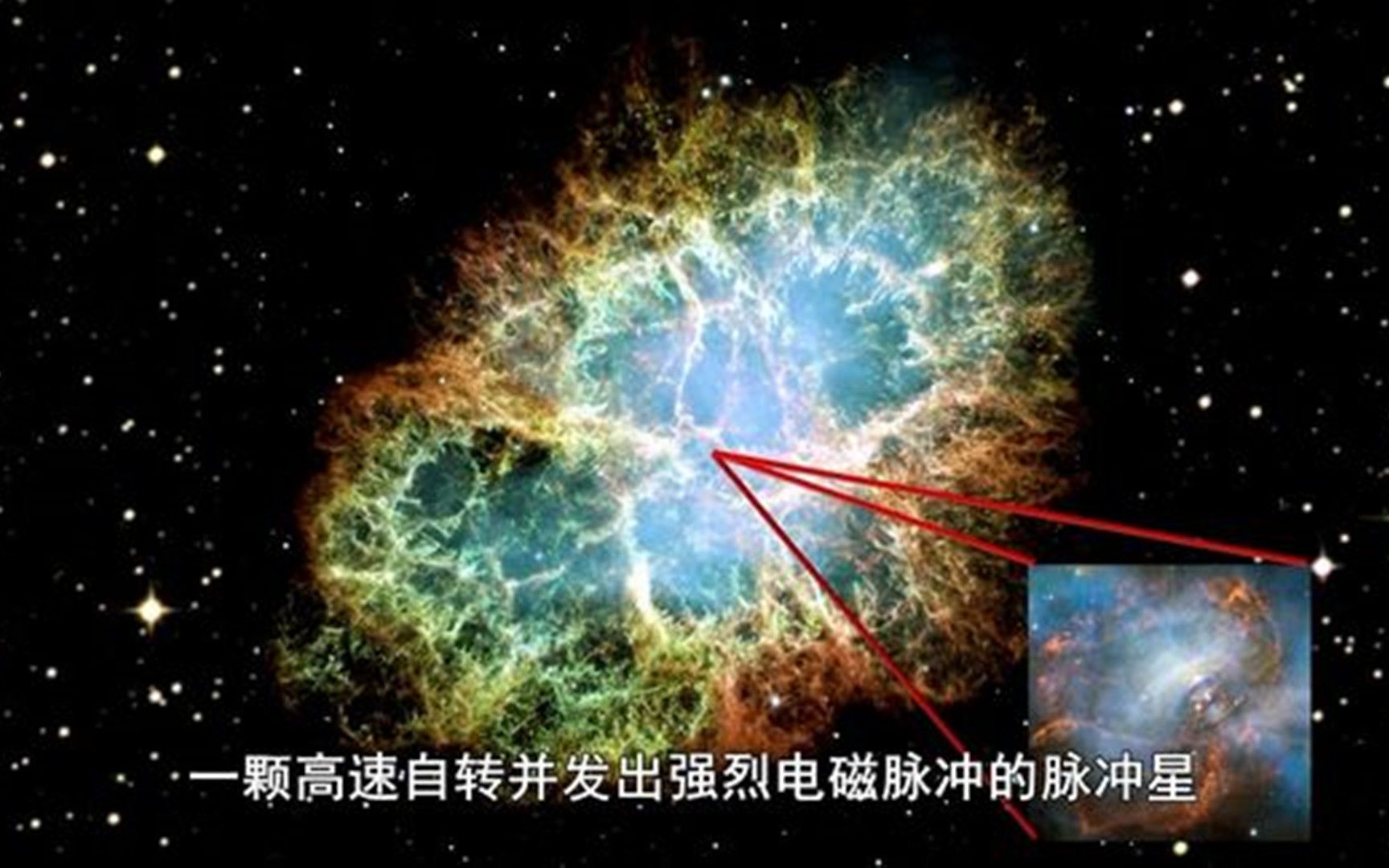 天文学家们发现蟹状星云,起源于北宋时期的超新星爆发知识青年