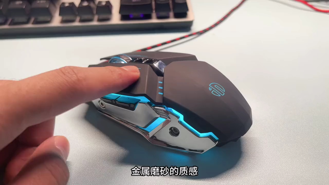 英菲克 pw2有线宏编程#鼠标 ,#办公 #游戏 都舒适好用,非常有手 