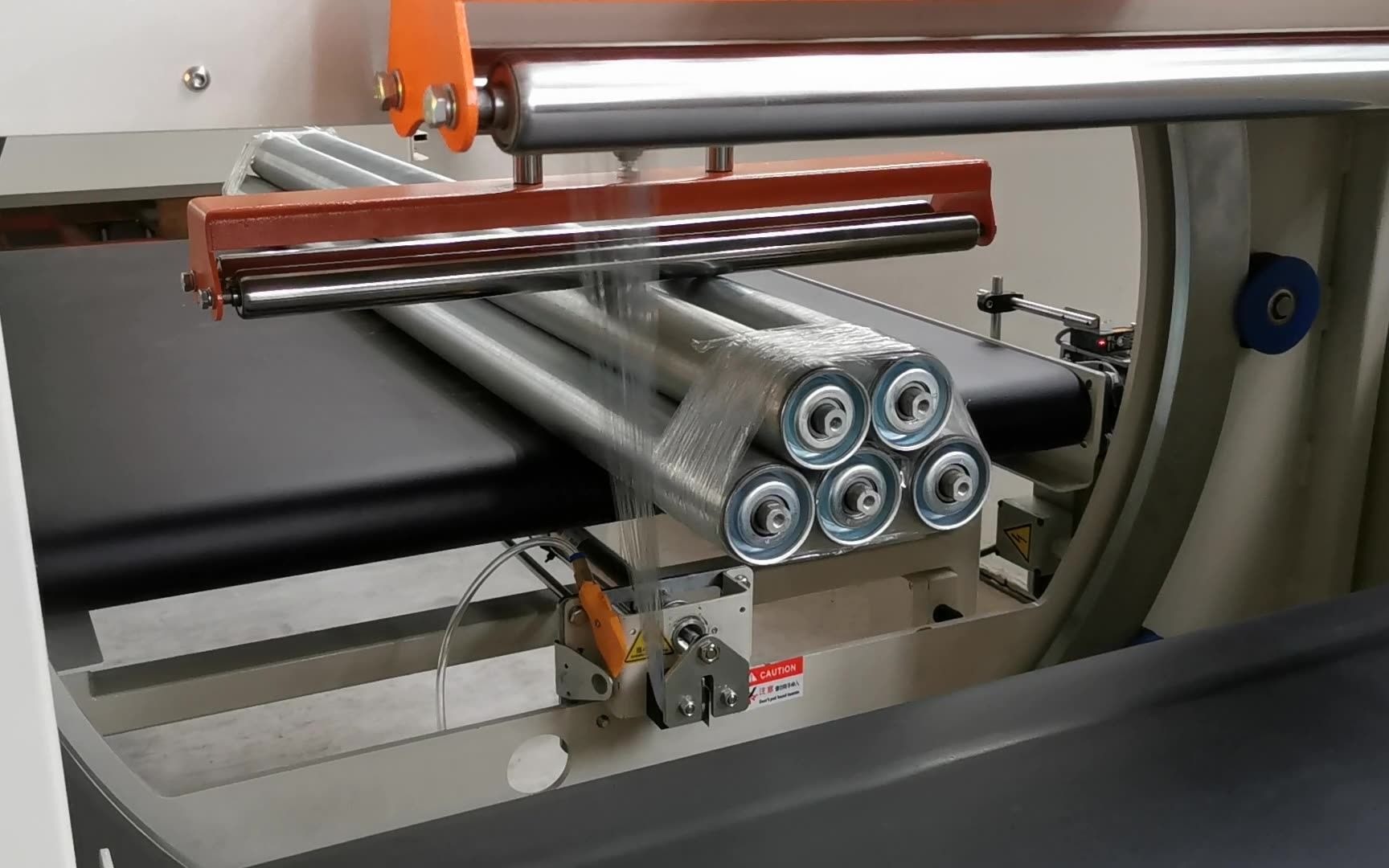 缠膜机 水平缠绕机 门框缠绕围膜机 铝材缠绕 广东中山珠海厂家_哔哩