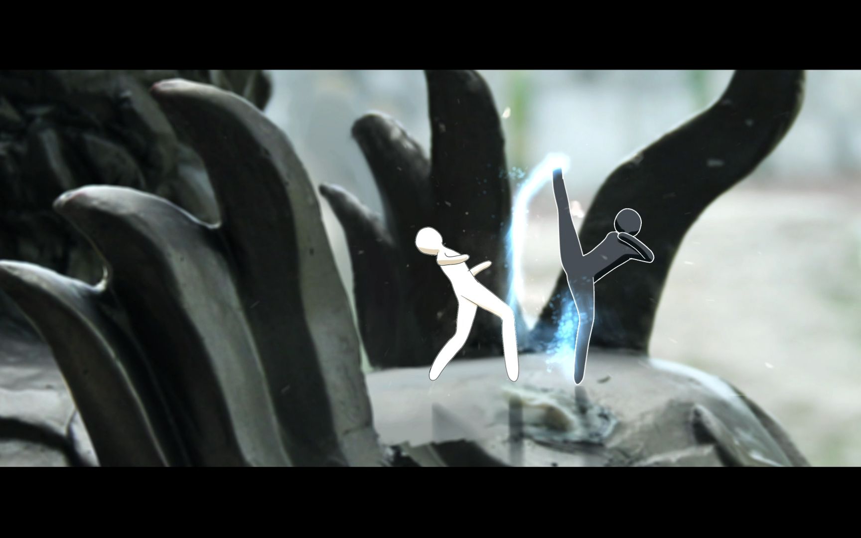 黑61白纯手绘动画一帧一帧