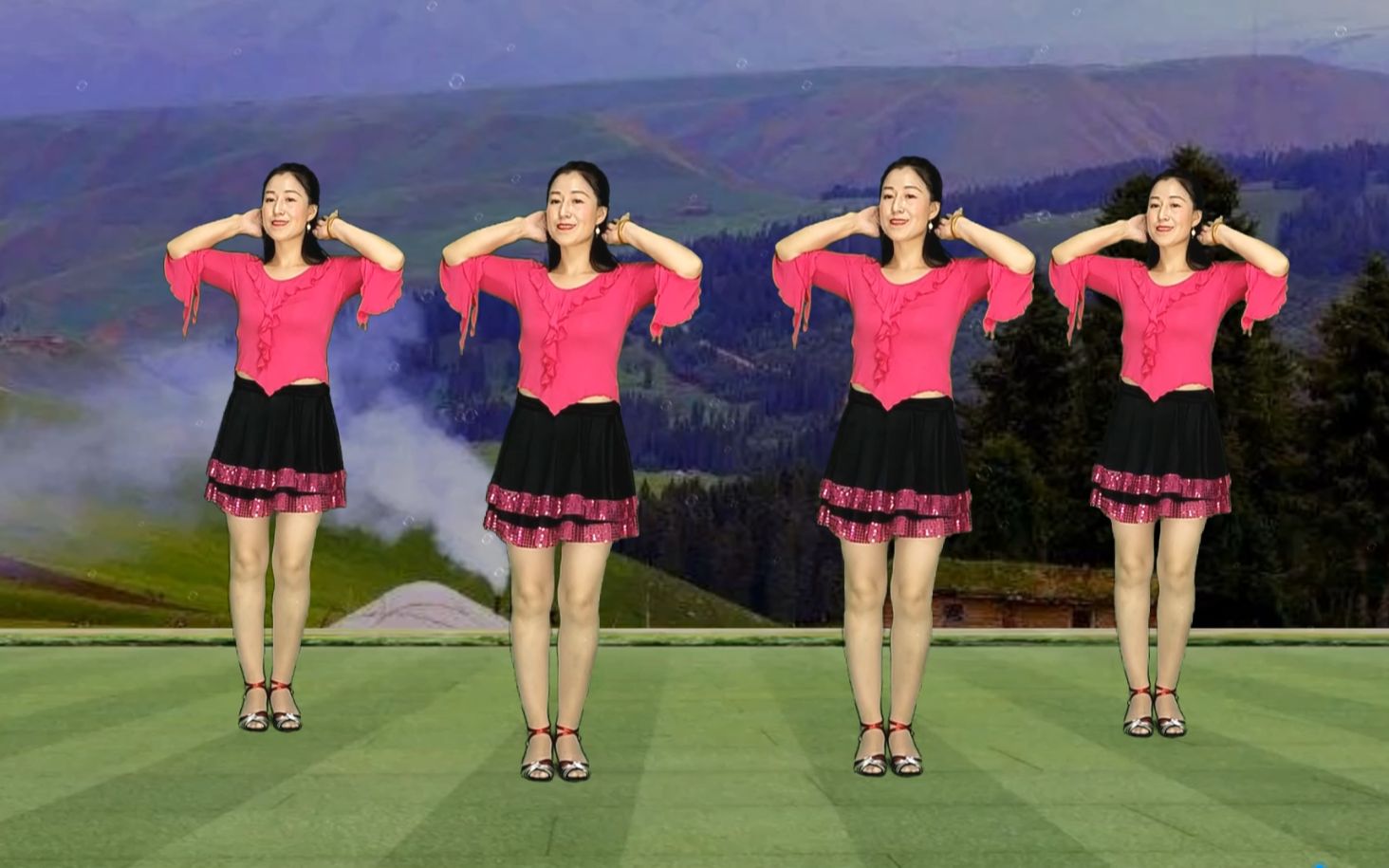 老歌广场舞碎心石当年学跳广场舞的情景又历历在目