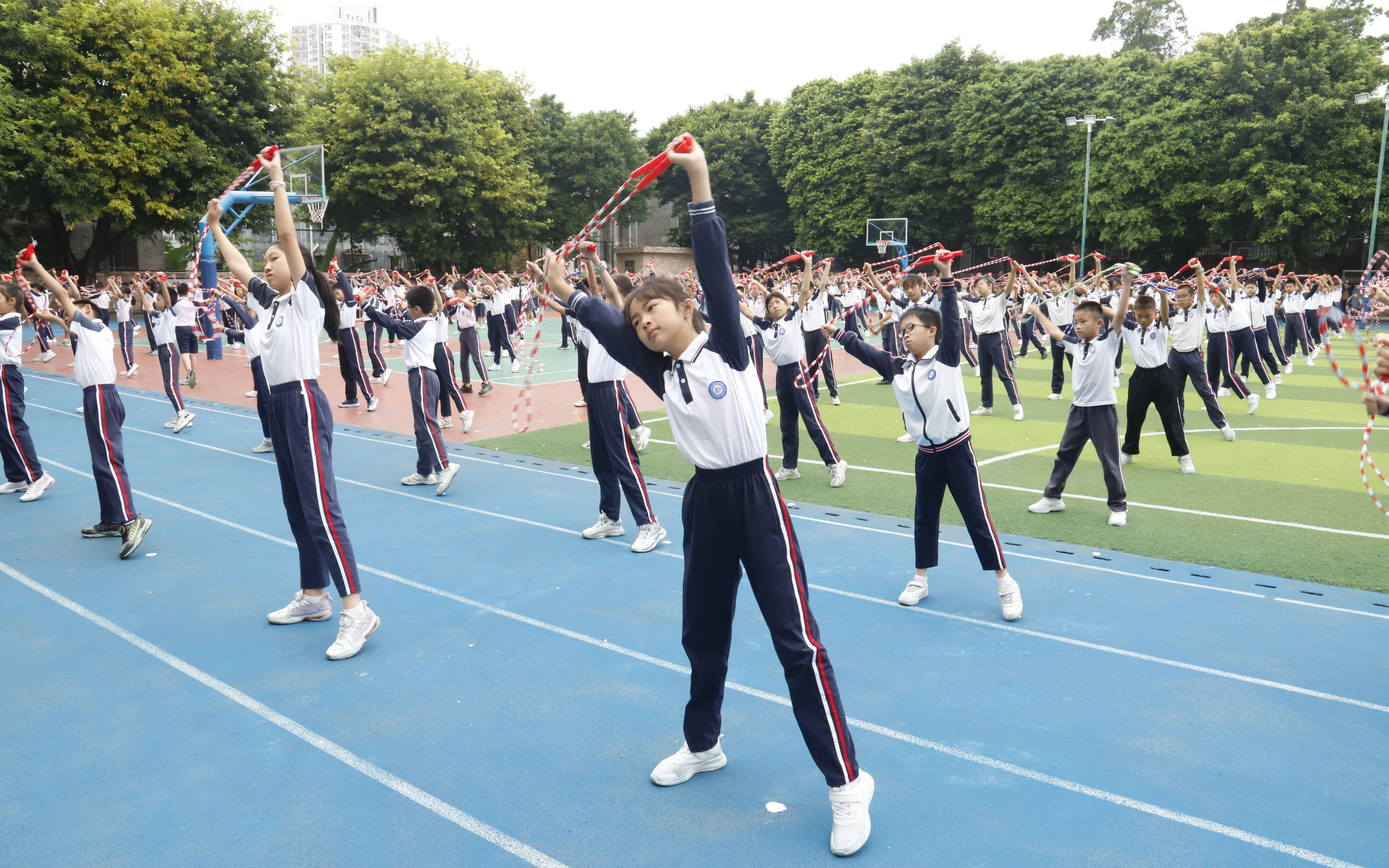 广东省东莞市莞城步步高小学跳绳大课间哔哩哔哩bilibili