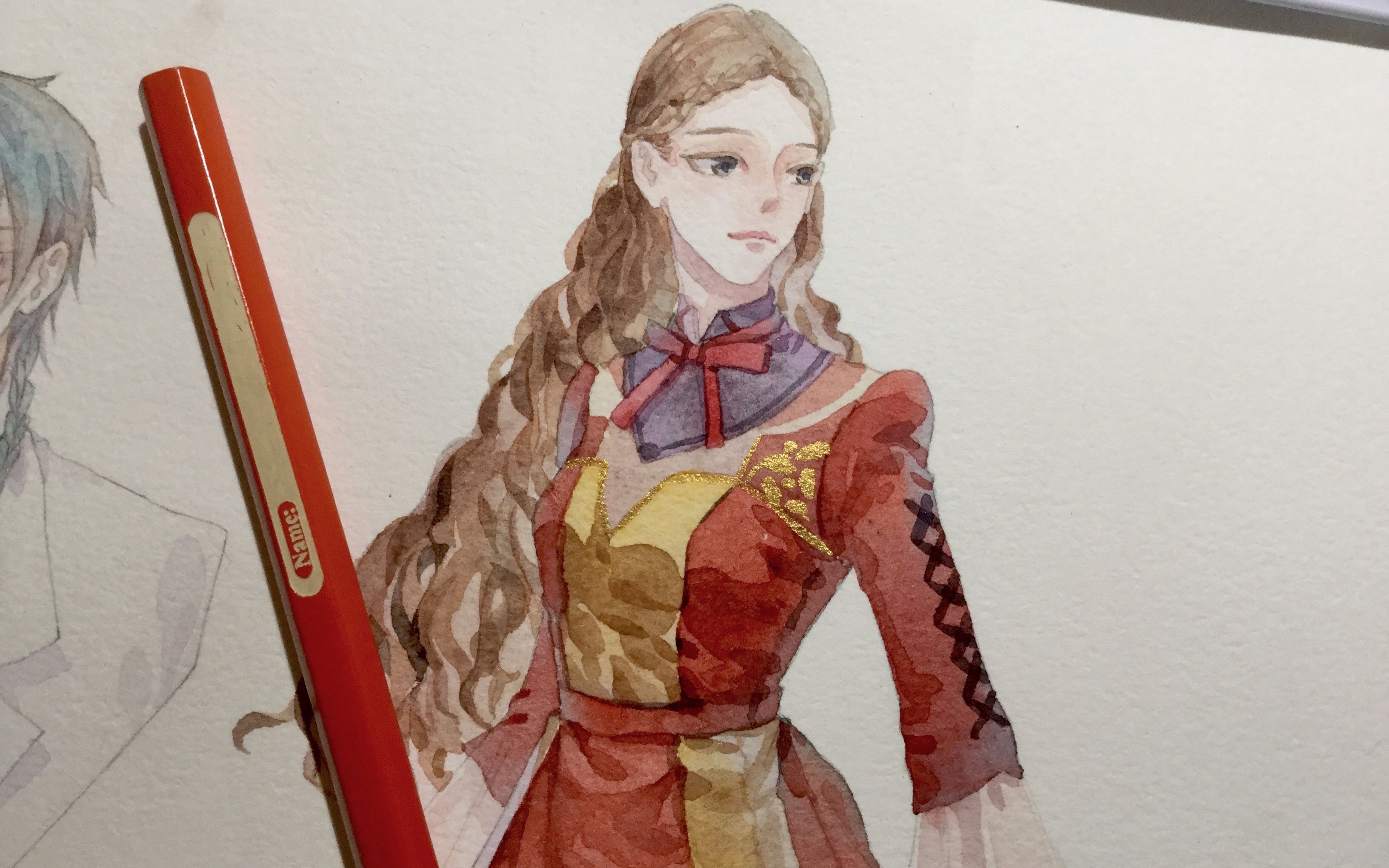 画个欧风小姐姐