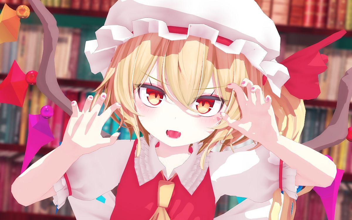 【东方mmd】骇人恶兽芙兰酱99_哔哩哔哩_bilibili