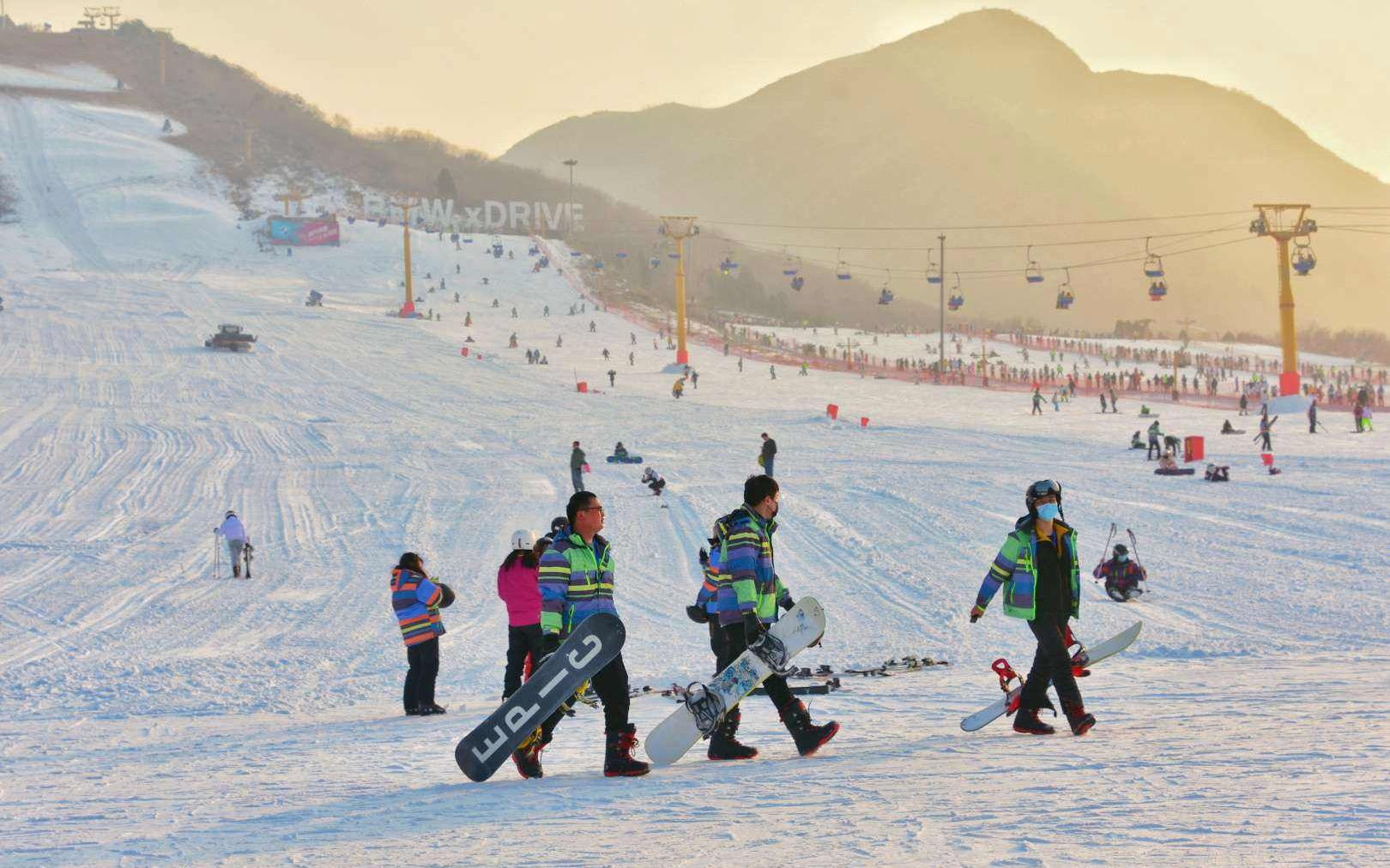 滑雪季快来北京渔阳国际滑雪场!哔哩哔哩bilibili