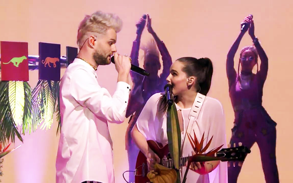 【live】sofi tukker最新表演best friend(2017iphone x广告曲)