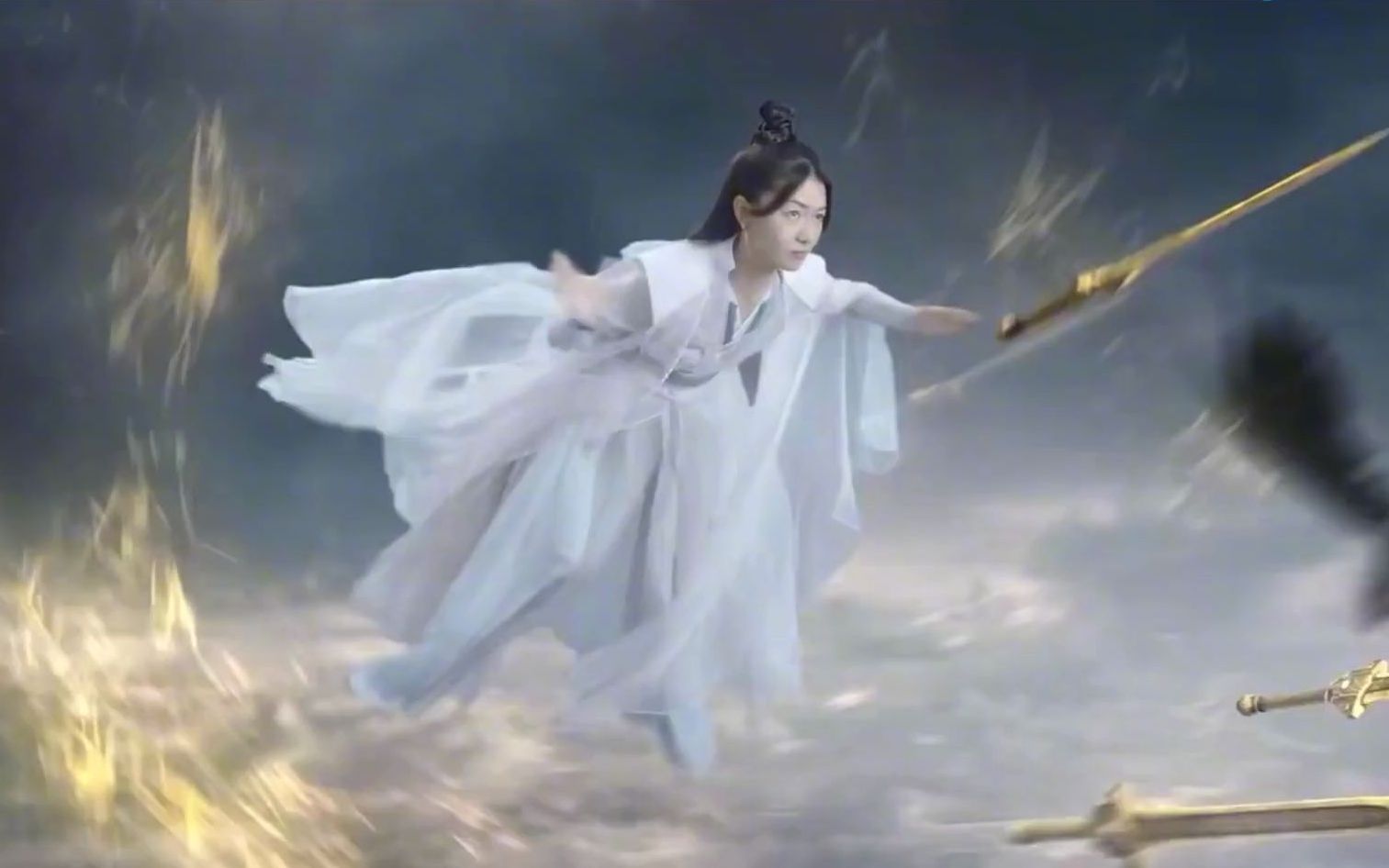 周冬雨古装打戏最后一招万剑归宗点燃全场