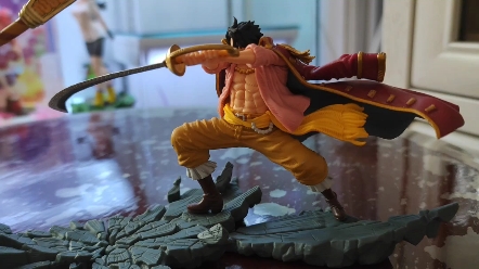 海贼王罗杰白胡子对刀景品手办到货开箱分享,还真的挺小,造型不错,就