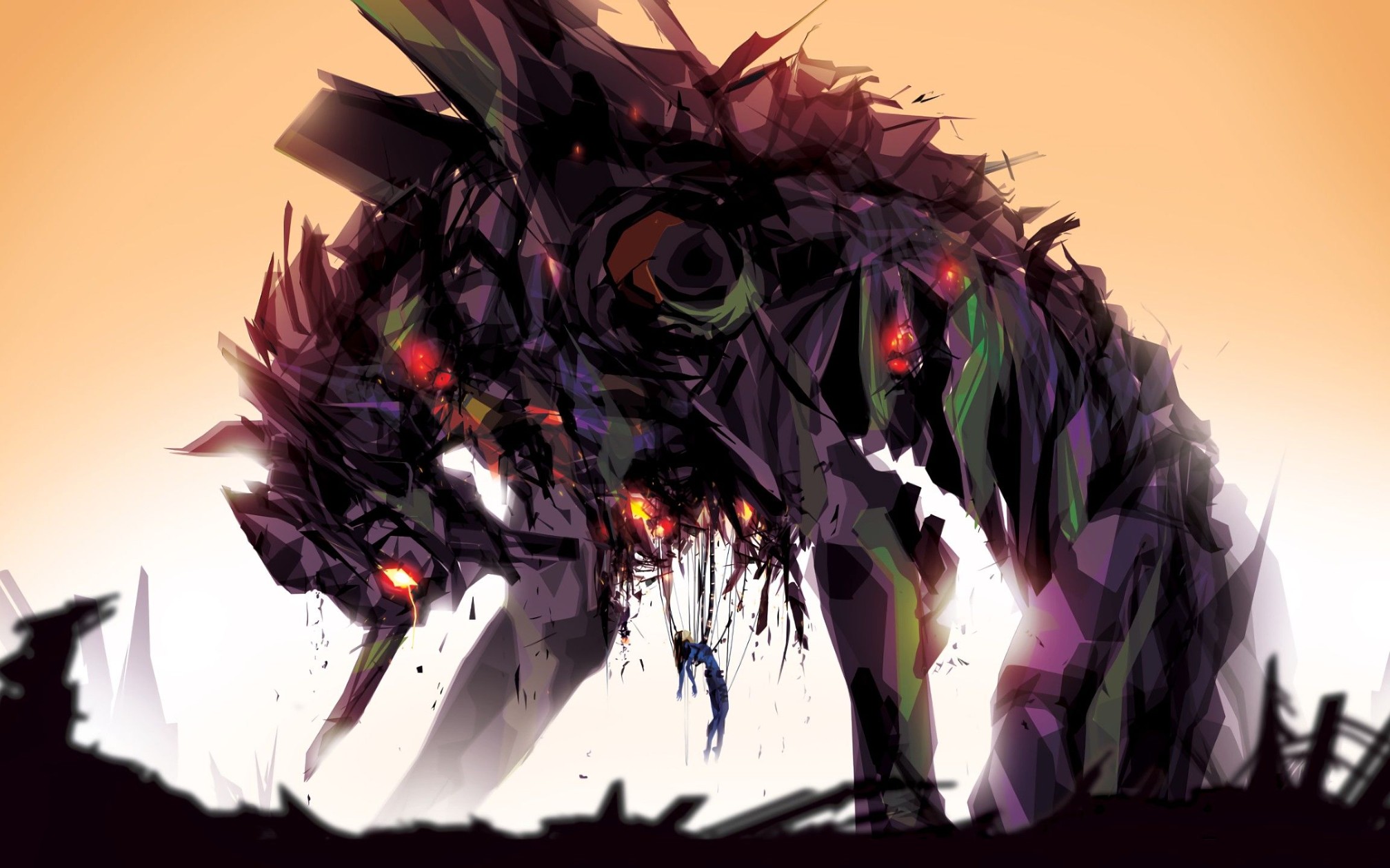 【mv高燃向60fps】人类补完计划 新世纪福音战士eva 勇敢的少年快去