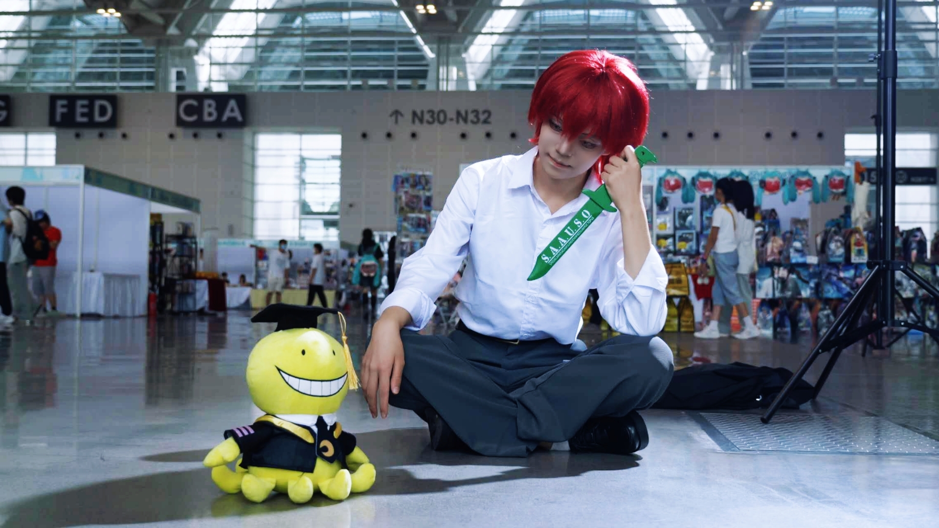 【暗殺教室|赤羽业cos】杀老师 这回你还能接住我么…?