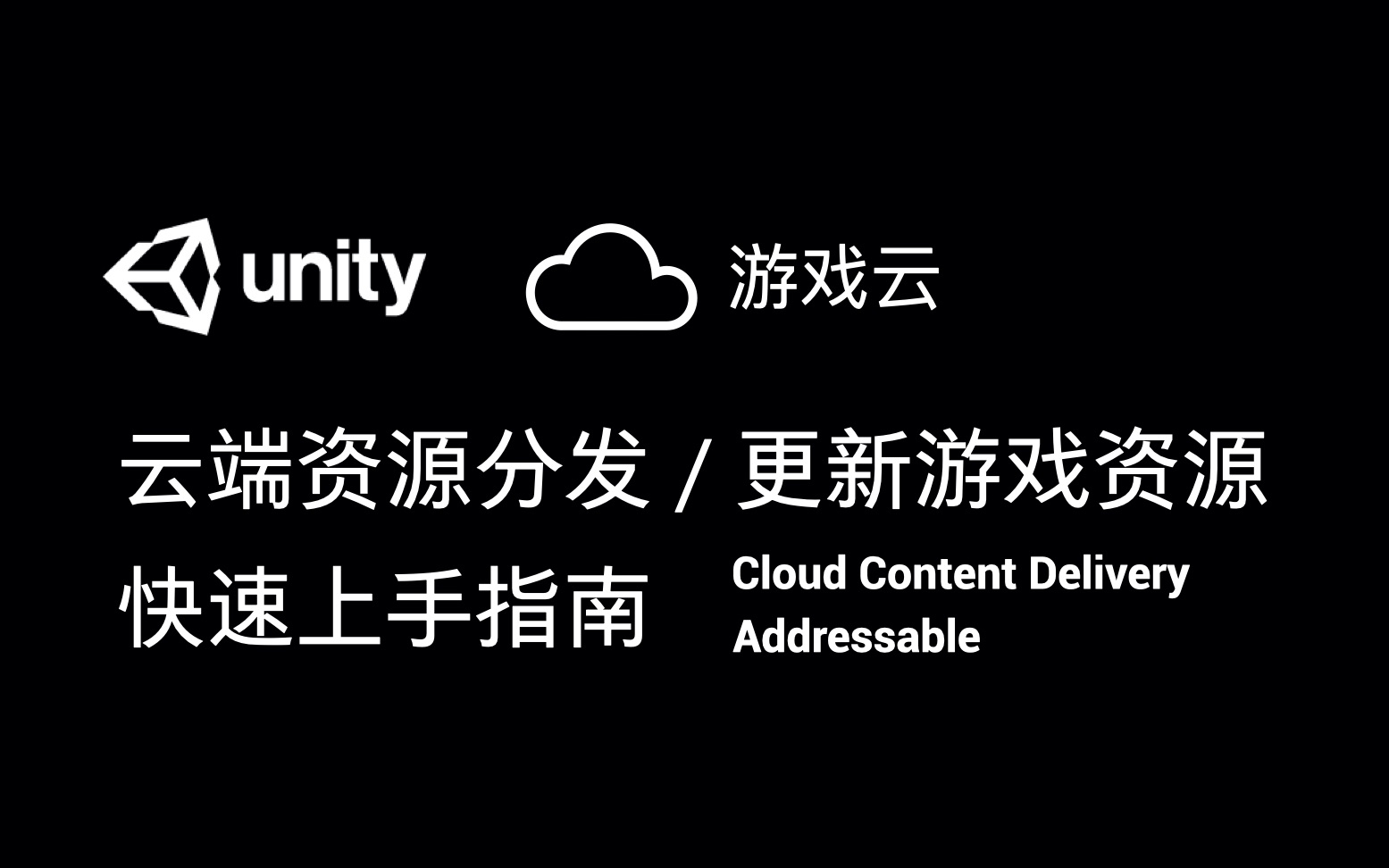 Unity游戏云快速上手指南:云端资源分发哔哩哔哩bilibili