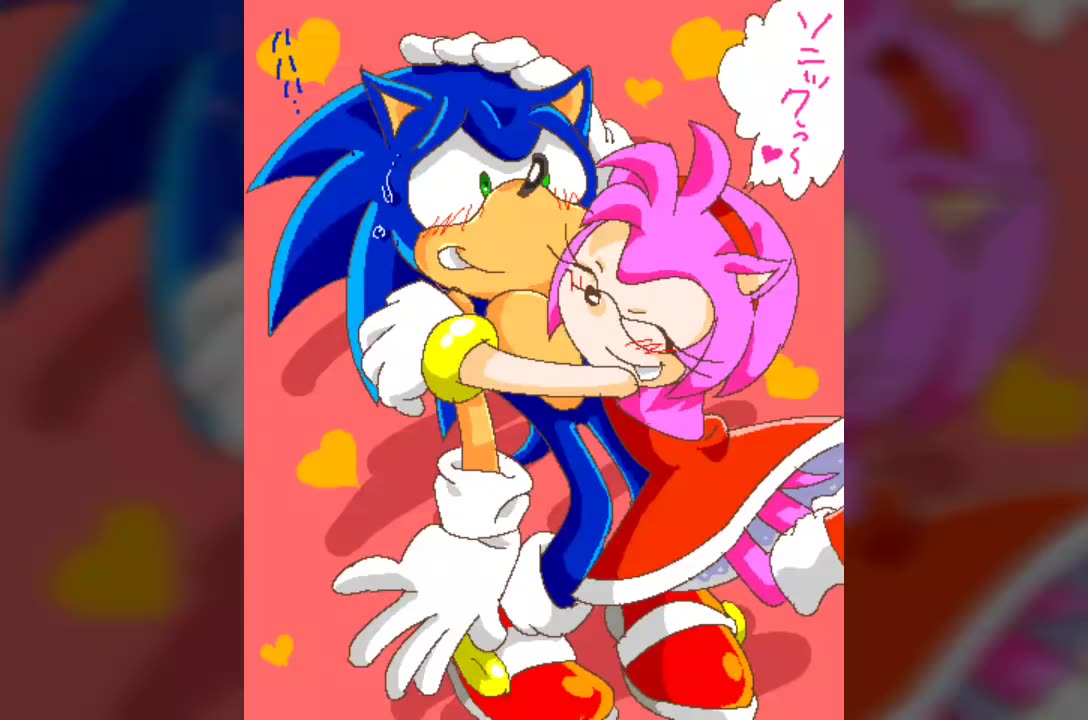 sonic x amy(sonamy):glad you came_哔哩哔哩_bilibili