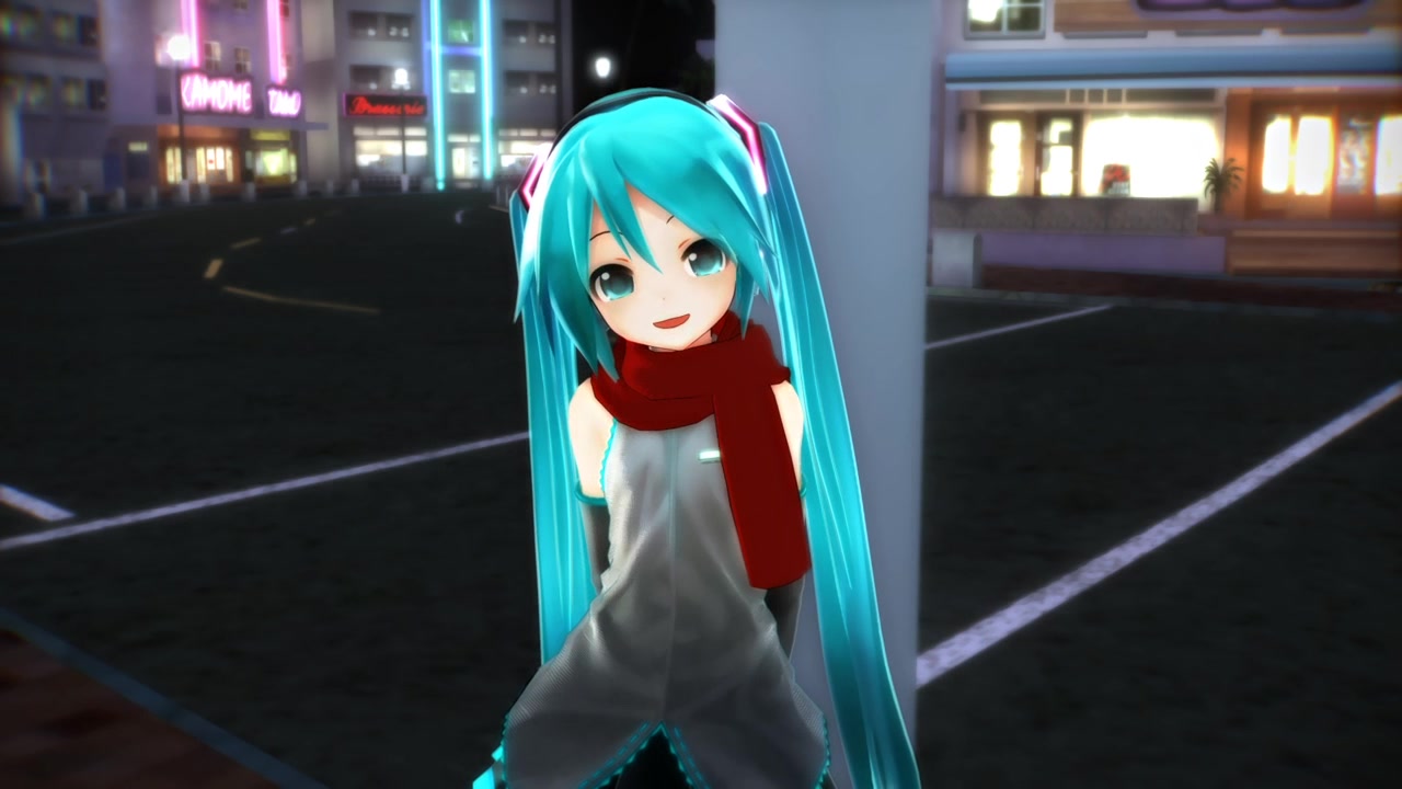 [图]【MMD】与初音未来在圣诞之夜约会的对视