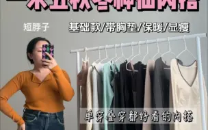 Télécharger la video: 150/105 秋冬打底内搭合集｜单穿叠穿都好看的内搭