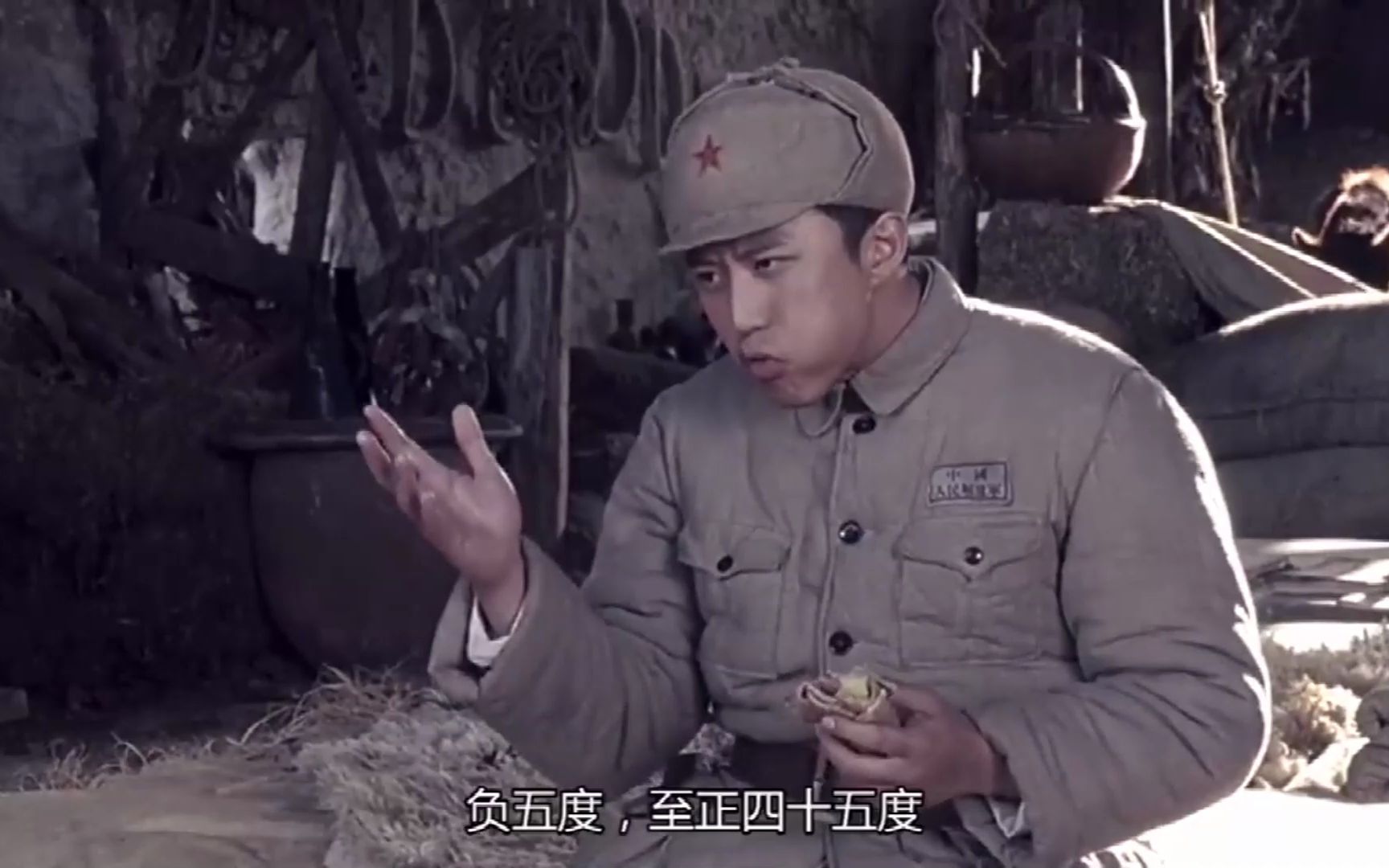 集结号:有一种演技叫邓超吃烙饼,这表演属实到位,小鲜肉学不会