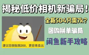 闲鱼低价相机能买吗？如何挑选二手商品？给小白的避坑指南！【穷玩摄影】