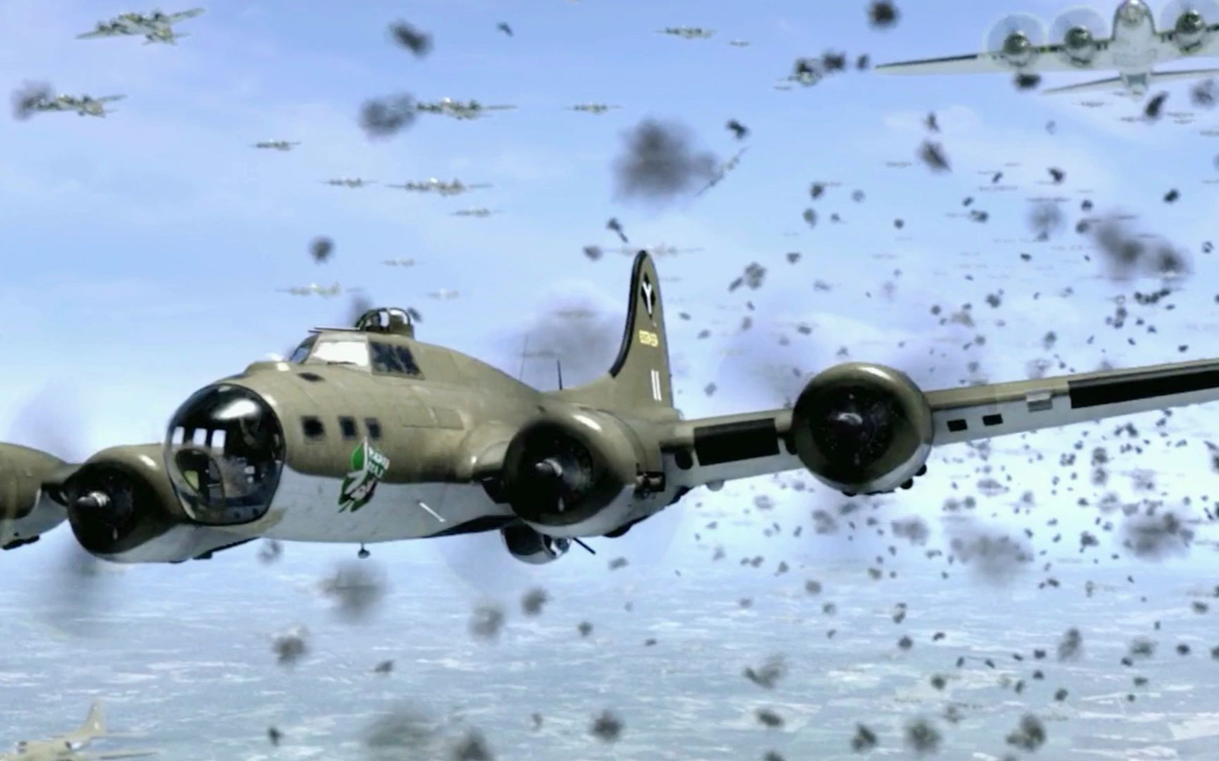 b17轰炸机投弹图片