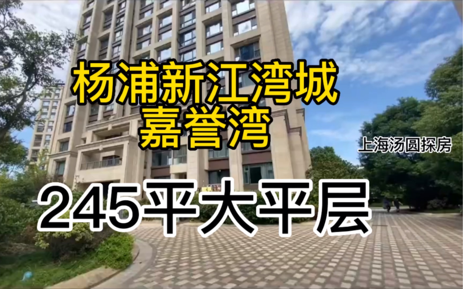 杨浦区新江湾城嘉誉湾245平大平层,你爱了吗?哔哩哔哩bilibili