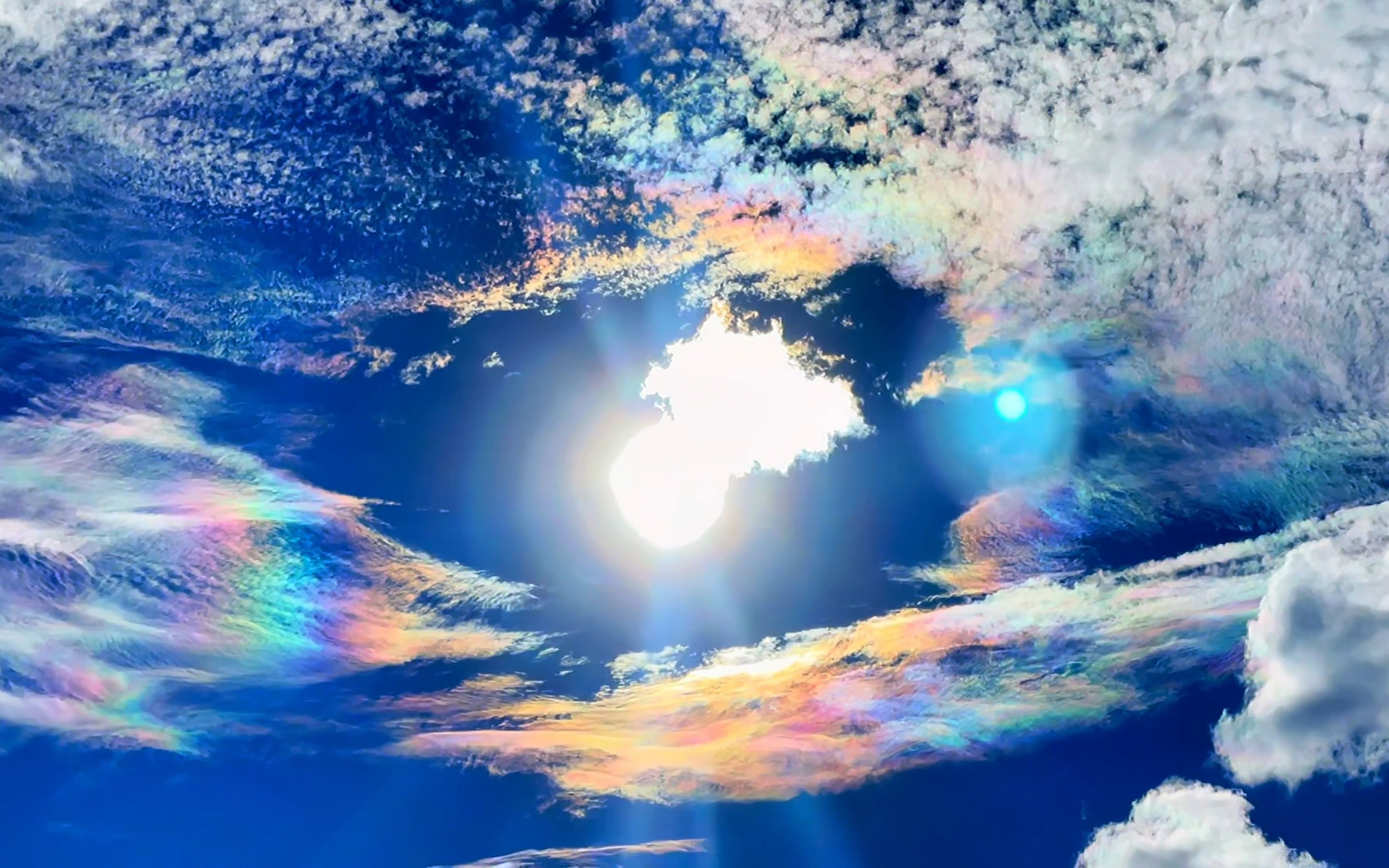 最美的七彩祥云图片图片