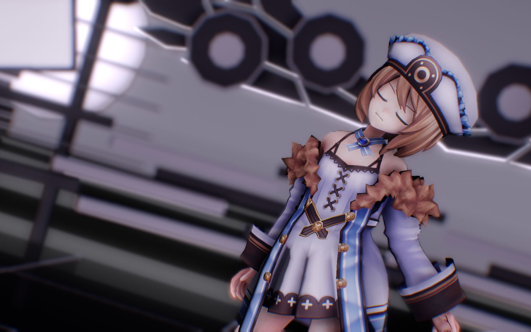 mmd超次元游戏海王星布兰marinebloomin