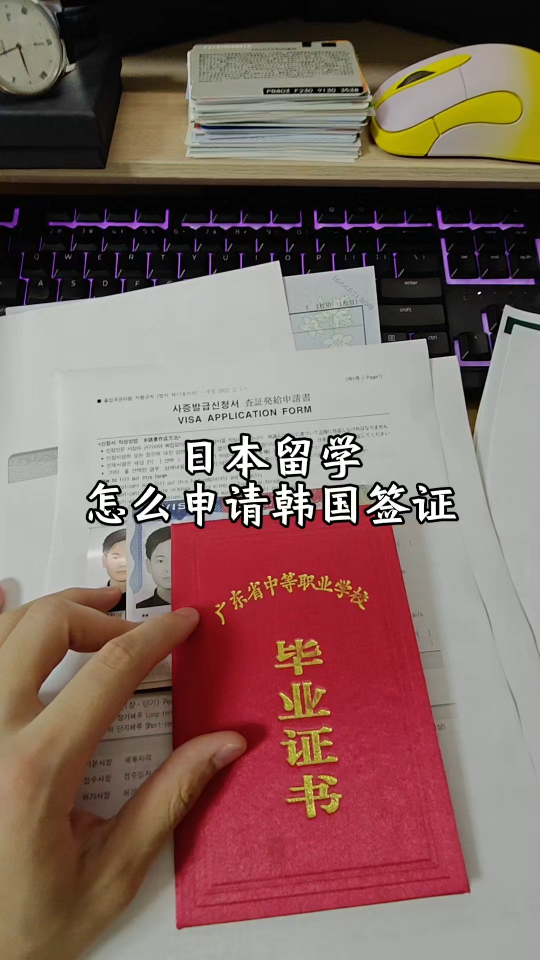 在日本留学怎么申请韩国旅游签证?哔哩哔哩bilibili