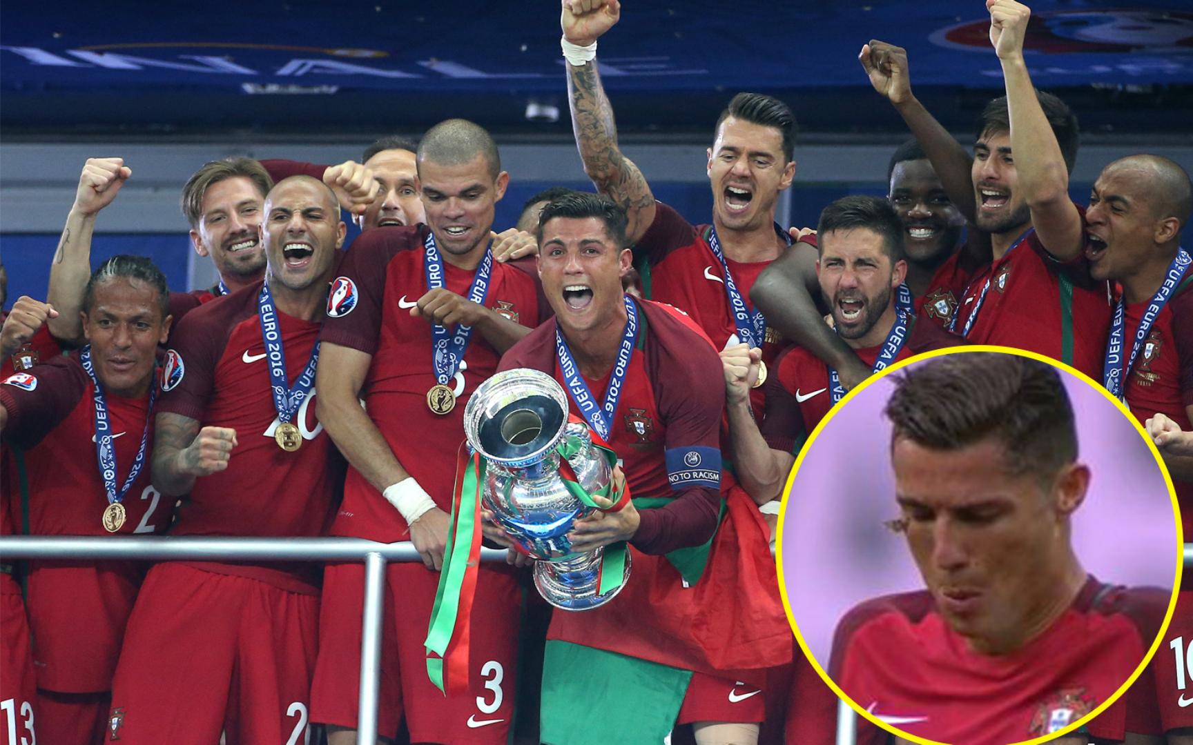 【夺冠时刻】希望飞蛾眉宇间,c罗豪取欧洲杯!