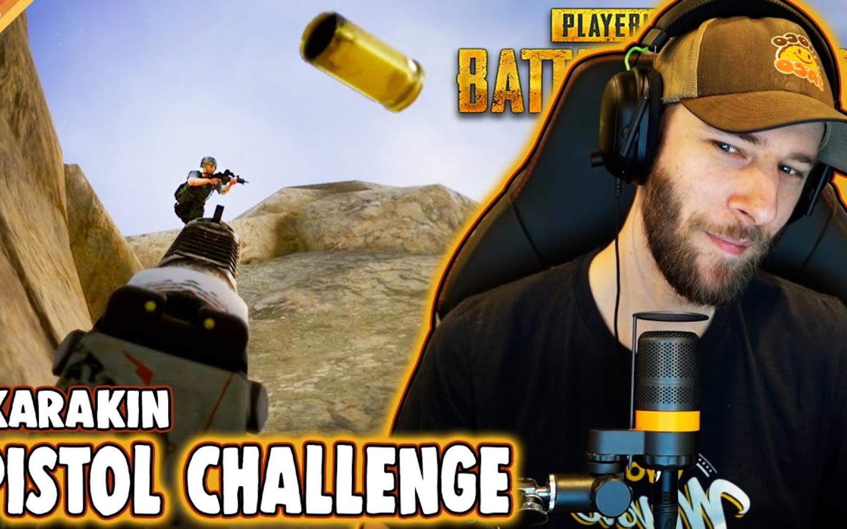 卡拉金手枪挑战回归 chocotaco绝地求生