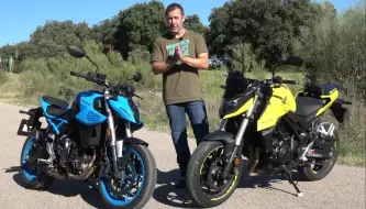 Video herunterladen: Honda CB750 Hornet vs Suzuki GSX 8S 较量一下