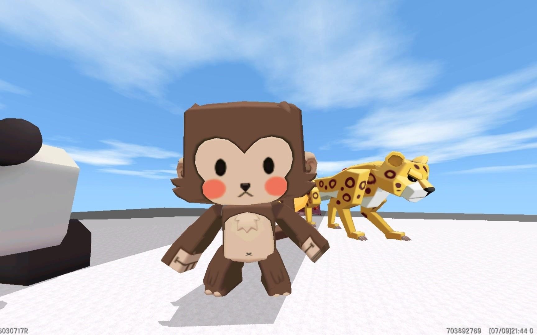 迷你世界:动物可以变大,这个猴子变成泰坦了