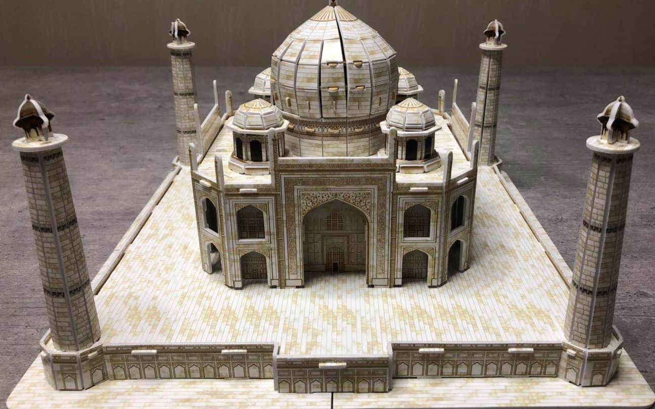 简易泰姬陵模型拼装~总用时50分钟