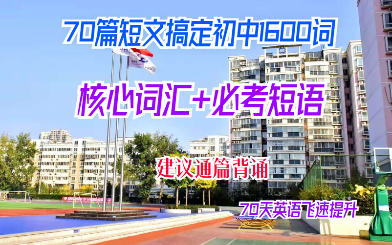 【建议通篇背诵】语境中学单词70篇短文搞定初中1600词(核心词汇+必考短语)持续更新哔哩哔哩bilibili