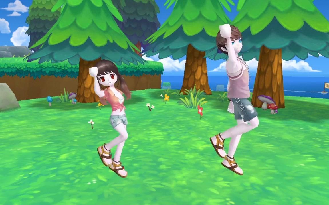 【超级跑跑韩服】2018开发者庆典 - 舞蹈动作部分搬运_哔哩哔哩 (゜