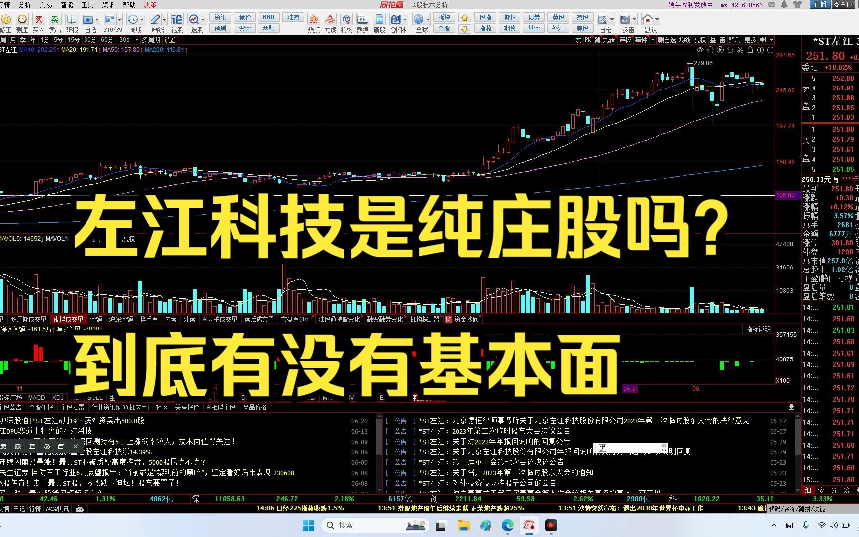 左江科技是纯庄股吗?到底有没有基本面哔哩哔哩bilibili